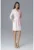 Rochie mini dama Evavret M644 roz