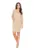 Rochie mini dama Gynesse M205 bej