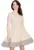 Rochie mini dama Kadyvance K057 bej