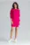 Rochie mini dama Stubby K254 roz