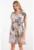Rochie mini dama cu imprimeu floral