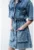 Rochie mini de denim din amestec de bumbac organic