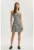 Rochie mini din amestec de bumbac in carouri