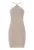 Rochie mini din amestec de bumbac organic