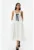 Rochie mini din amestec de in cu buzunare laterale