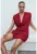 Rochie mini din amestec de lyocell cu model drapat