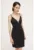 Rochie mini din bumbac cu croiala dreapta