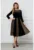 Rochie mini evazata cu buline