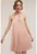 Rochie mini fara maneci cu sapect satinat