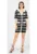 Rochie mini in dungi cu decolteu in V –