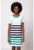 Rochie mini lejera Vuol – Negru – Verde pal – Alb optic –