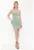 Rochie mini –  mulata – fara bretele – verde