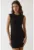 Rochie mini –  mulata – guler rotund – neagra