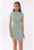Rochie mini –  mulata – guler rotund – verde