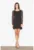 Rochie mini – neagra – cu maneci din dantela – eleganta – poliester –
