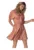 Rochie mini portocalie – guler – maneci elastice – buzunare – material elastic – viscoza