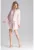 Rochie mini – roz – volane – vara