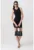Rochie mini striata tricotata