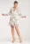 Rochie mini – verde – volane – poliester –