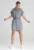Rochie model M1001 – lejera – gri – viscoza