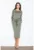 Rochie – model M246 – lunga – maneci lungi – verde – viscoza