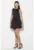 Rochie model cu funda – evazata – negru – poliester 100% –