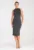 Rochie mulata – cu guler – gri – viscoza