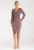 Rochie mulata – simpla – eleganta – maro – viscoza