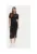 Rochie  neagra – 65% viscoza – 35% nailon
