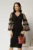 Rochie neagra eleganta cu maneci largi transparente si detalii decorative
