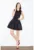 Rochie neagra eleganta – poliester – negru