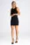 Rochie neagra mulata M971 – bretele subtiri – confortabila – din poliester