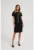 Rochie netedata cu lant neagra