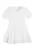 Rochie pentru copii alb – bumbac – cu detalii brodate – stil evazat –