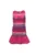 Rochie pentru fete – dungi colorate – roz – bumbac cu elastan –