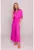 Rochie petrecuta maxi cu curea in talie –