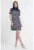 Rochie polo din amestec de bumbac organic cu dungi