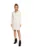 Rochie pulover Cu decolteu in V – Acril – Nylon – Ecru