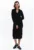 Rochie-pulover cu decolteu in V – Negru –
