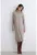 Rochie-pulover tricotata cu guler inalt