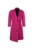 Rochie-sacou cu design asimetric – Roz