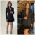 Rochie sacou eleganta cu puf la baza