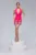 Rochie sacou fucsia cu accesorii funde din pietre