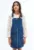 Rochie-sarafan din denim cu buzunare aplicate