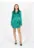 Rochie satinata cu decolteu in V –