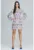 Rochie scurta  M596 – florala – maneci lungi – poliester