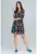 Rochie scurta M598 – imprimeu floral – multicolor – poliester