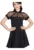 Rochie scurta – Poliester/Elastan – Negru