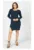 Rochie scurta bodycon cu maneca lunga –