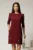 Rochie scurta bordo cu aplicatii florale elegante